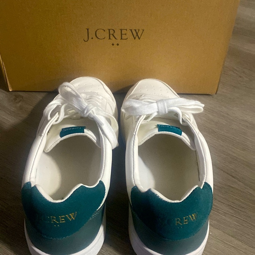J Crew court sneakers , women’s size 9M